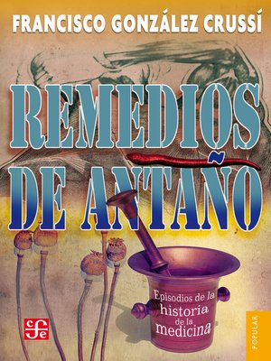 cover image of Remedios de antaño